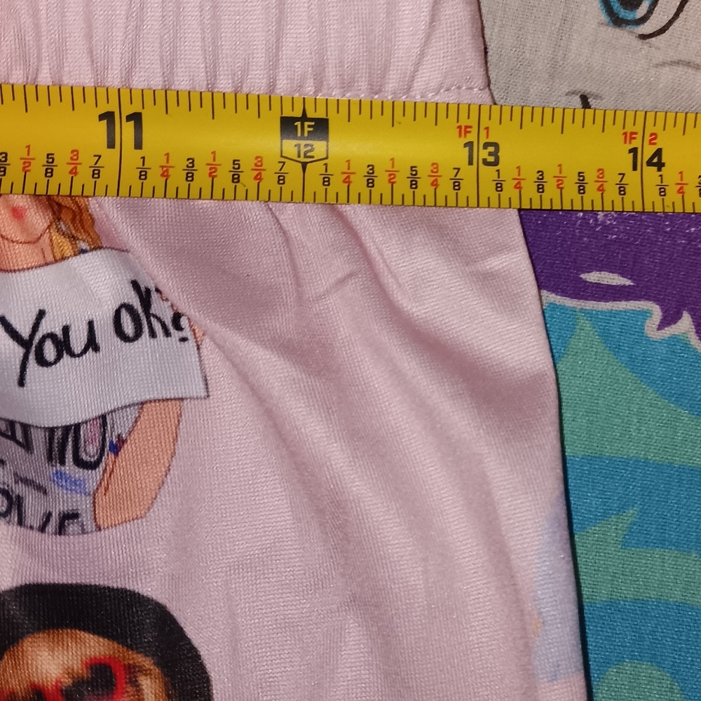 Taylor Swift All Over Print Pink Pants Red Swiftie Bracelet Reputation - Picture 4 of 5
